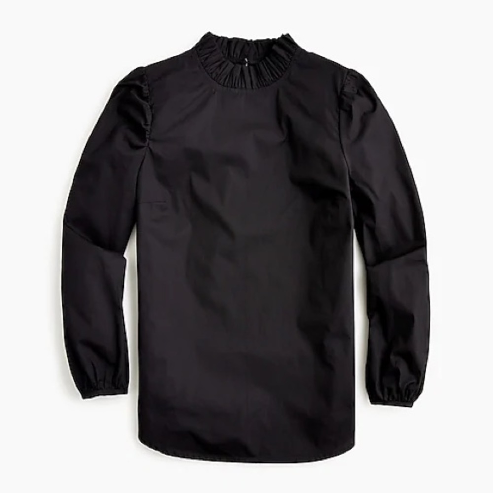 J. Crew Ruffle Neck Popover